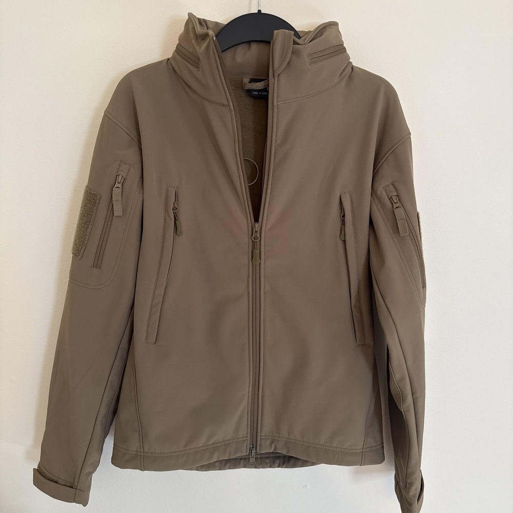 Condor Summit Soft Shell Jacket Tactical Men's S Coyote Khaki Brown Warm Hood